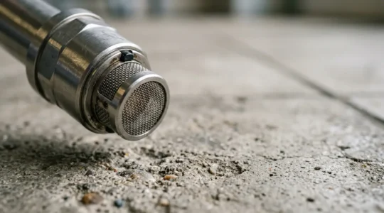 Détection de micro-fuite invisible par gaz traceur dans un environnement technique