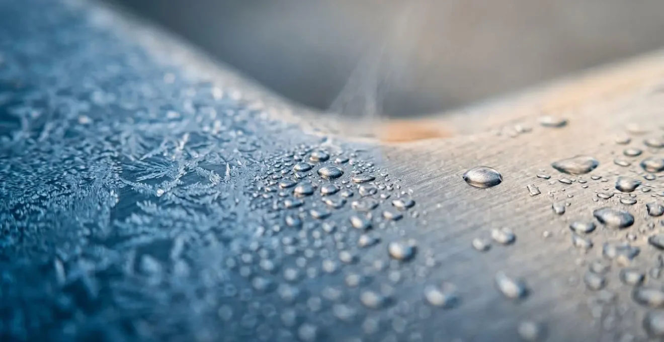 Concept visuel d'économies d'énergie réalisées grâce au chauffage par climatisation réversible en hiver