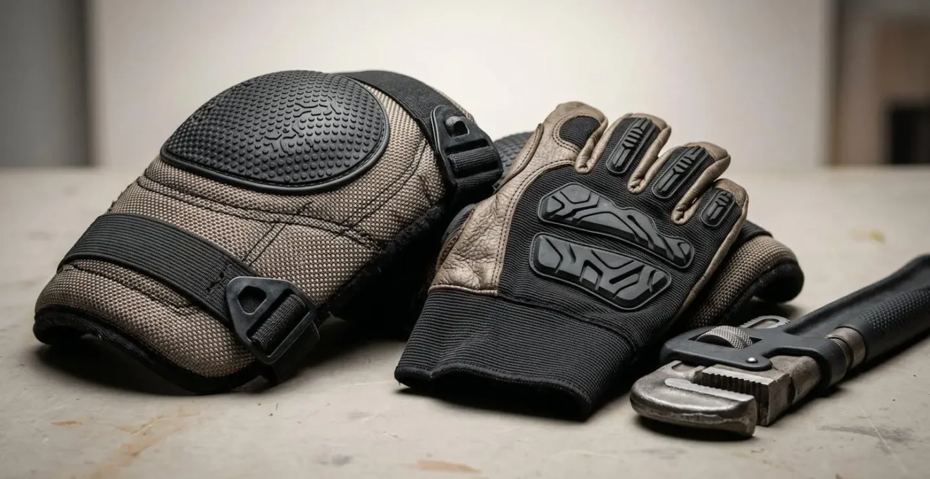 Équipements de protection et outils ergonomiques pour plombier professionnel