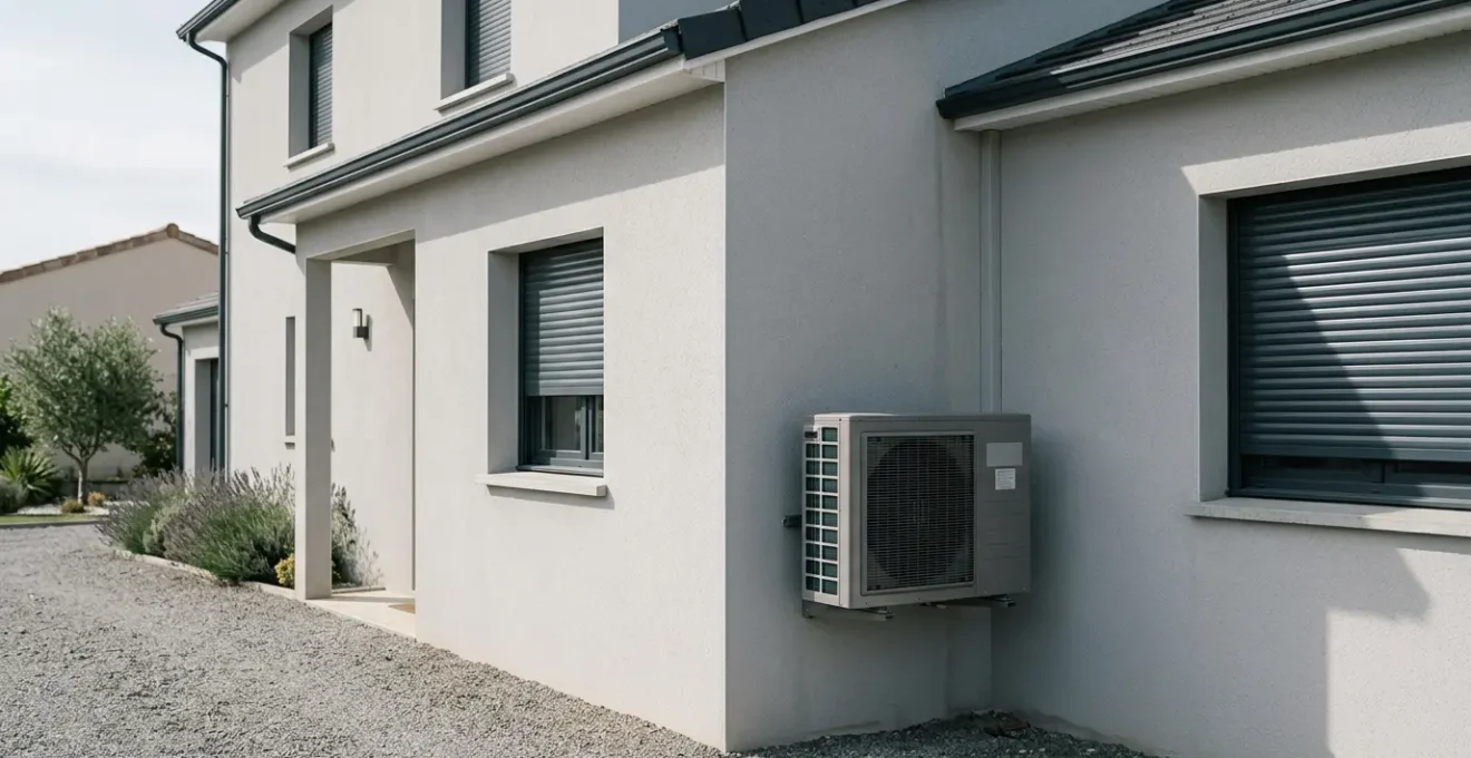 Installation professionnelle d'un système de climatisation réversible dans une habitation contemporaine