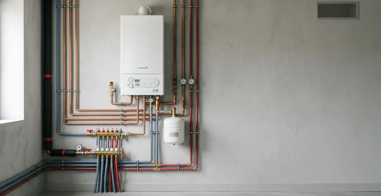 Inspection technique d'une installation de plomberie professionnelle conforme aux normes de sécurité